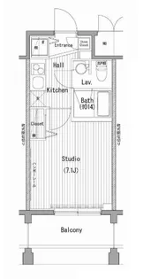 ガーラ・プレシャス横濱関内【5階】の間取り