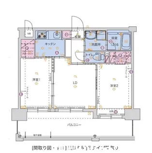 アルファシオサウスフォンテ【4階】の間取り