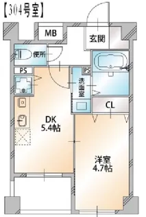 マルメゾン浅草橋【3階】の間取り