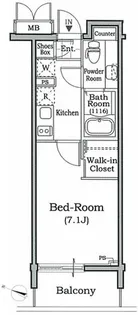 東京都文京区本駒込3【マンション】の間取り