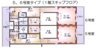 ルネスシュトラール(Bタイプ)【3階】の間取り