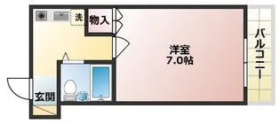 アメニティホウコク【3階】の間取り