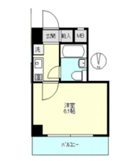 パレ・ドール文京第2【5階】の間取り