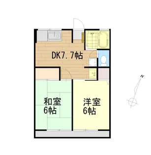 エイティーI【1階】の間取り
