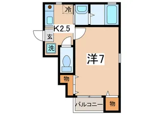コートアベニュー【2階】の間取り