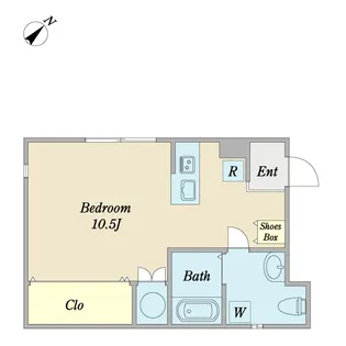 Miho門前仲町【1階】の間取り