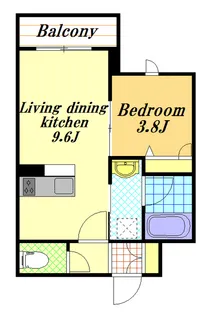 シャルム・ローズ【2階】の間取り