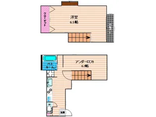 ポラリス井尻X【2階】の間取り