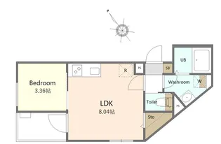 ケースクエア【1階】の間取り