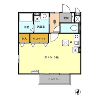 クアルト【2階】の間取り