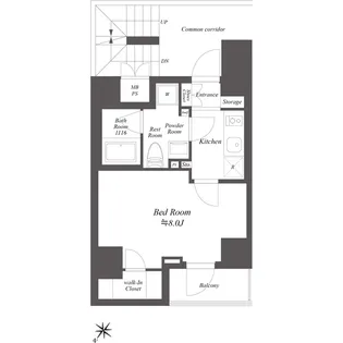 ルクレ押上【12階】の間取り