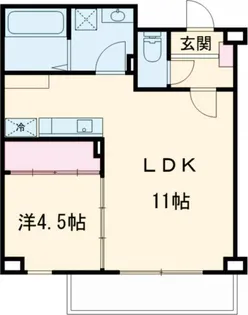 アリビラ六甲【2階】の間取り