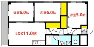 妻木ビル【6階】の間取り