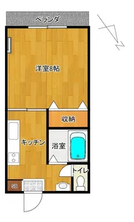 ミレニアム赤坂【3階】の間取り