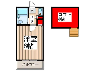 ビューパレス北浦和【2階】の間取り