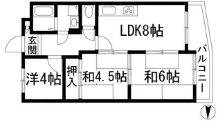 ロイヤルメゾン仁川2【3階】の間取り
