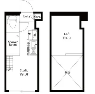 ハーモニーテラス池袋本町【1階】の間取り
