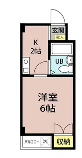 シャルマン中垣内【2階】の間取り