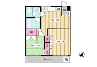 レアール2416【3階】の間取り