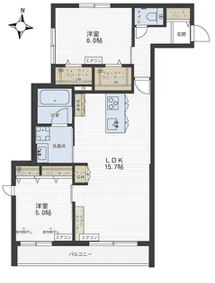 Maison Tampopo【2階】の間取り