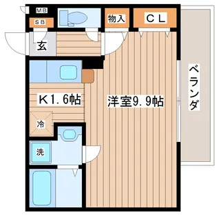プリエ・パルII【3階】の間取り