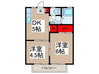 サンライフ.シバザキ【2階】の間取り