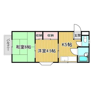 石原マンション【2階】の間取り