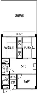 恒信ハイツ【1階】の間取り