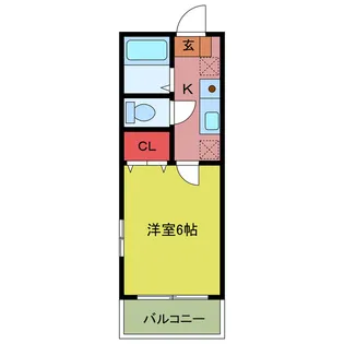小林マンション【1階】の間取り