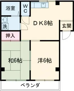 筒井マンション【3階】の間取り