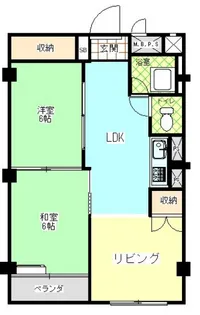 ニックハイム行徳2【2階】の間取り