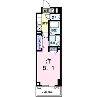 ケーズ昭和町【6階】の間取り