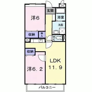 アーバン・ヒルズ【2階】の間取り