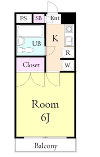 メゾンドリバージュ【3階】の間取り