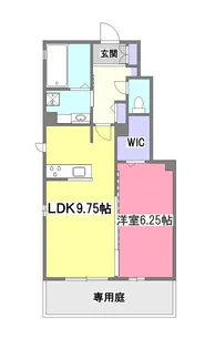 ボワリジェール【1階】の間取り