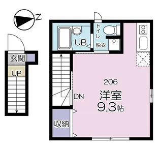 エスパーダ下高井戸【2階】の間取り