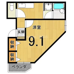プロムナードつるはせ【3階】の間取り