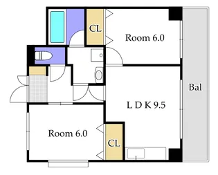 レポーゼI【4階】の間取り