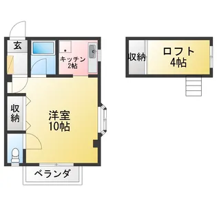 ヴィラグレイス【1階】の間取り