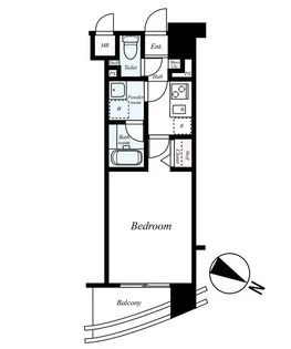 グリフィン横浜・プライムスクエア【3階】の間取り