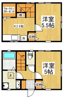 ハイム新秋津【1階】の間取り