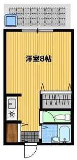 ガーデンハウス白百合【2階】の間取り