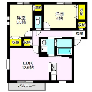 プレミール【2階】の間取り