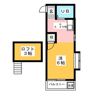 シャトレーヌ桜台【1階】の間取り