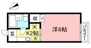 カーサ・ベラA棟【1階】の間取り