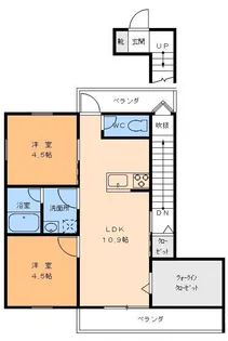 ACTY祇園【2階】の間取り