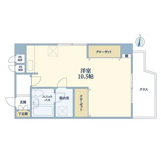 ファインキャッスル井の頭【1階】の間取り