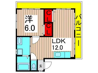 Senju Line【3階】の間取り