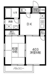 第2ハイツ小池【4階】の間取り