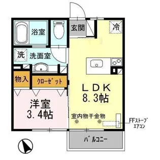 シルフハイム A【2階】の間取り